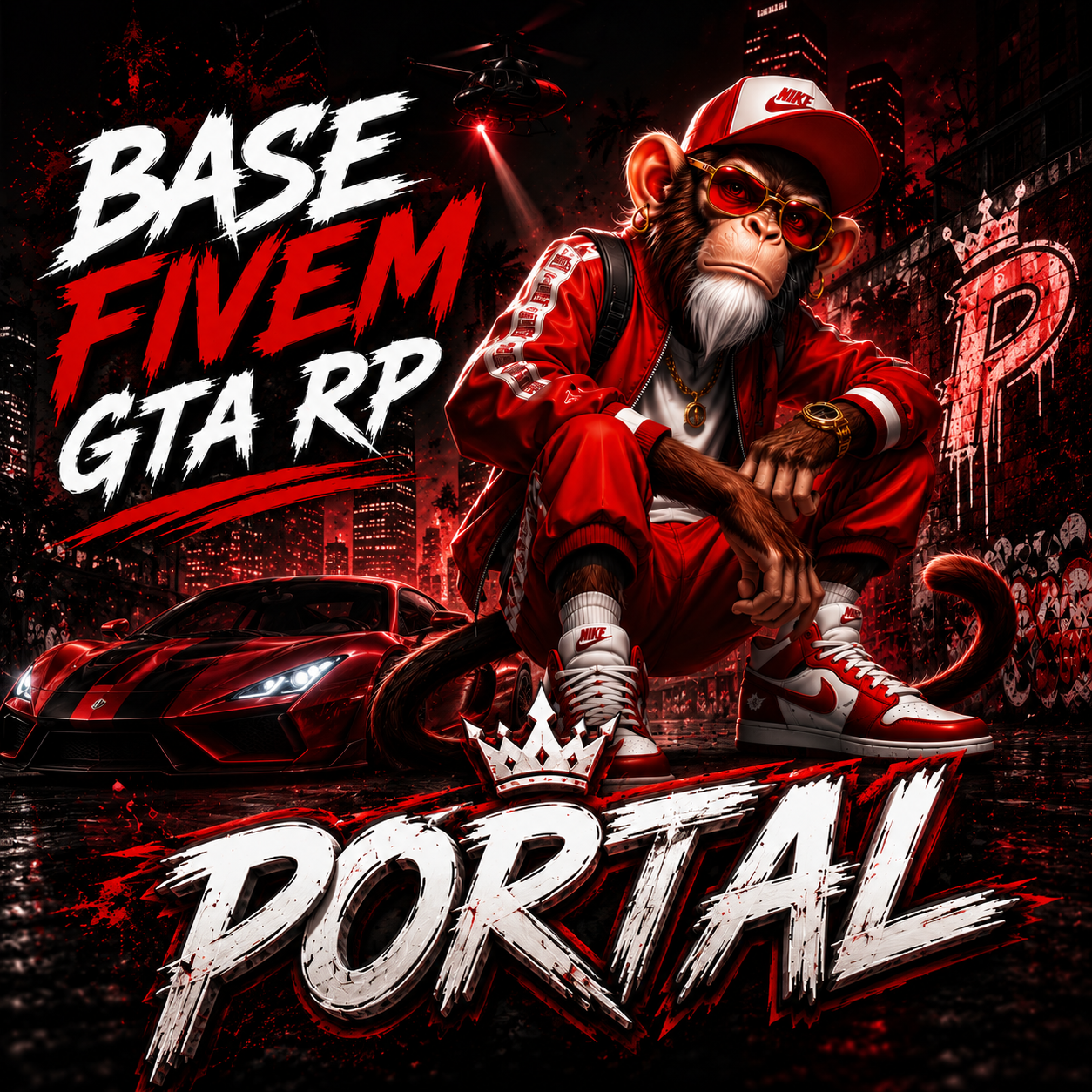 Base GTA RP Portal — capa oficial Monkey