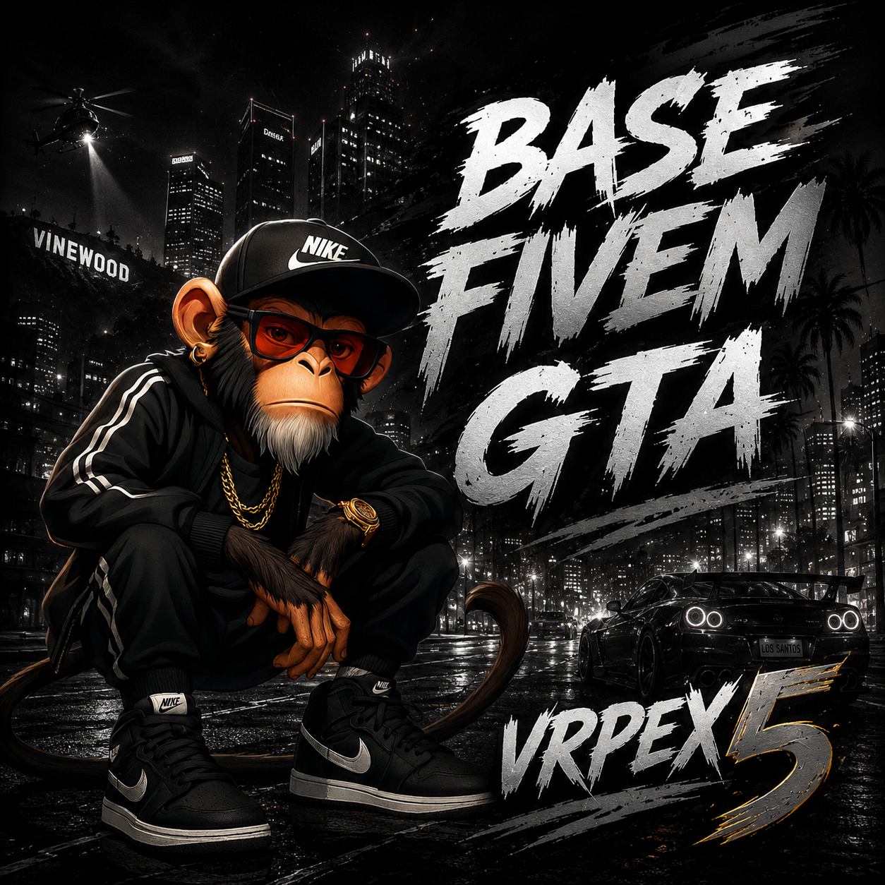 Base GTA RP vRPex 5 — capa oficial Monkey